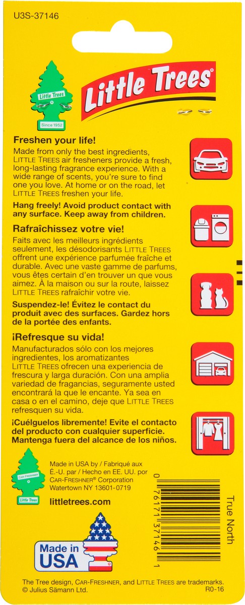 slide 2 of 9, Little Trees True North Air Freshener, 3 ct