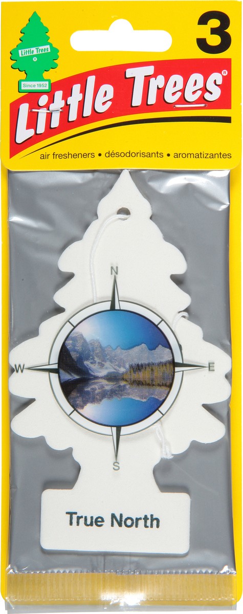 slide 3 of 9, Little Trees True North Air Freshener, 3 ct