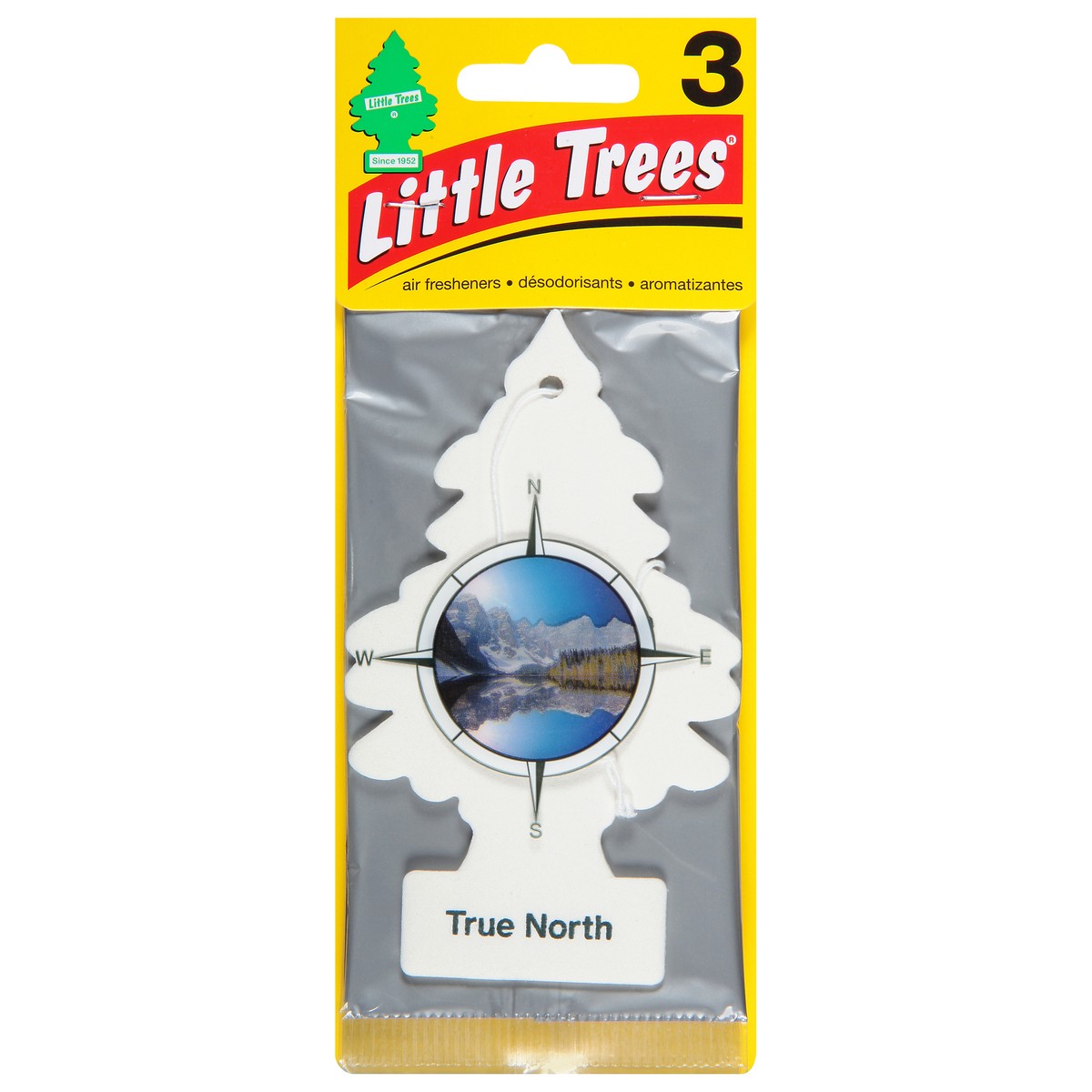 slide 1 of 9, Little Trees True North Air Freshener, 3 ct