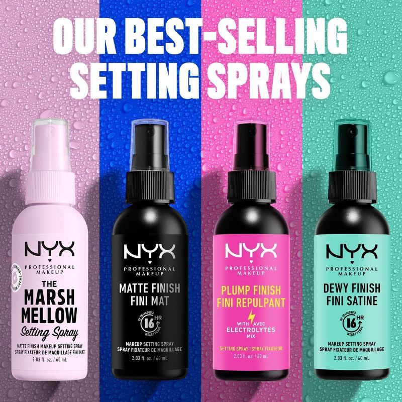 slide 3 of 10, NYX Professional Makeup Long Lasting Setting Spray - Marshmallow Scented - 2.03 fl oz, 2.03 fl oz