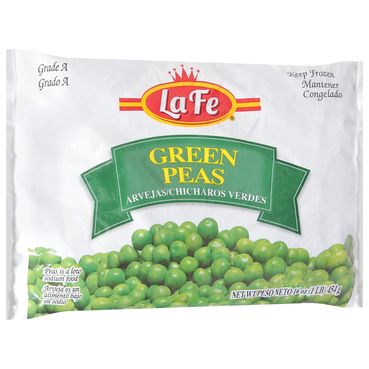 slide 7 of 13, La Fe Green Peas 16 oz, 16 oz