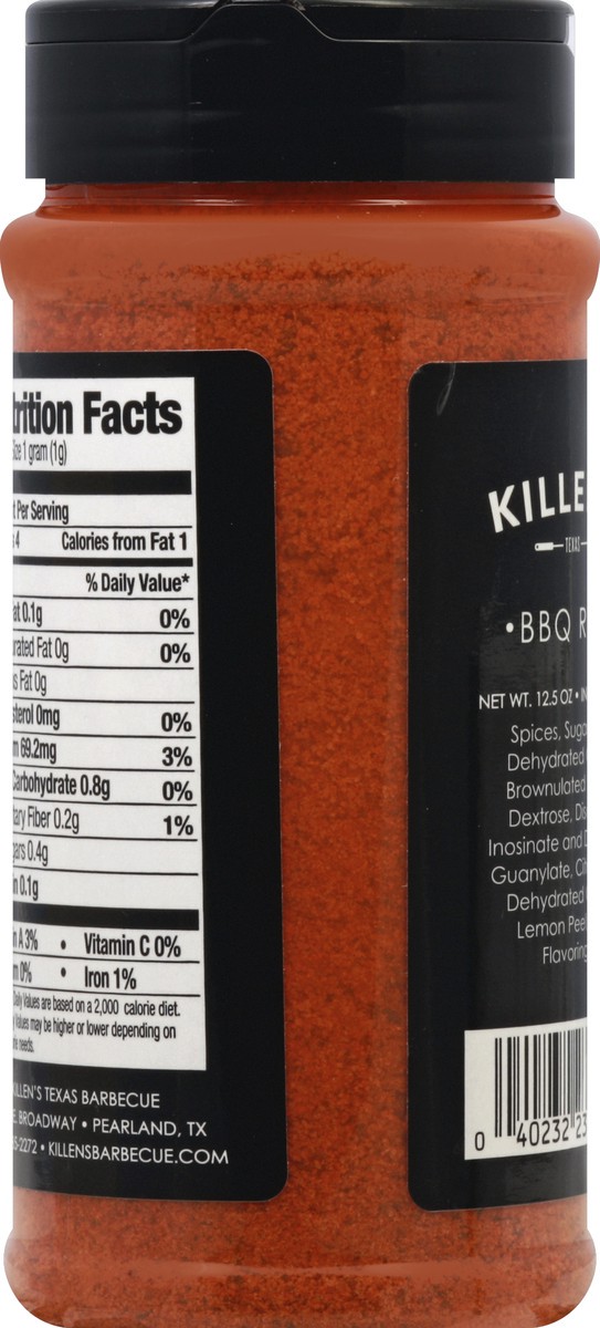 slide 5 of 6, Killens BBQ Rub 12.5 oz, 12.5 oz