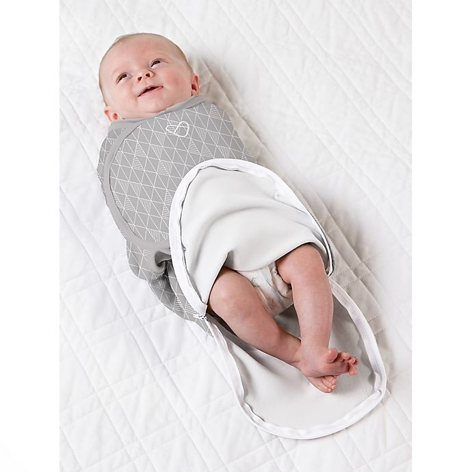 slide 4 of 7, SwaddleMe Small Triangle Natural Position Swaddle - Neutral, 1 ct