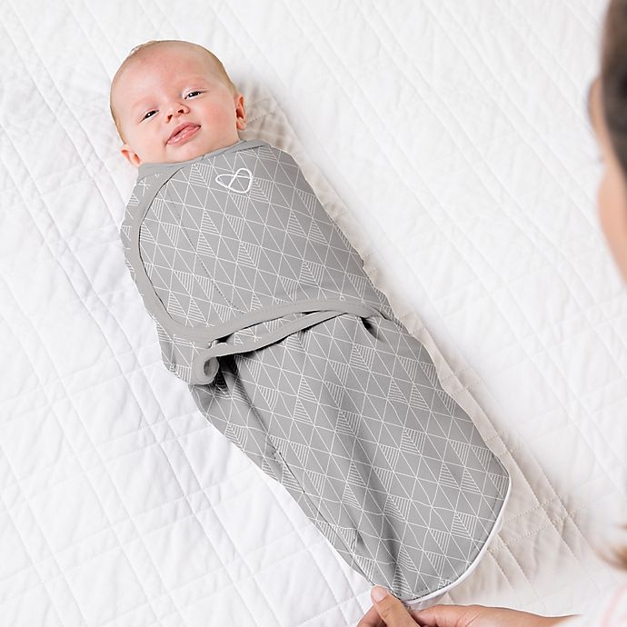 slide 6 of 7, SwaddleMe Small Triangle Natural Position Swaddle - Neutral, 1 ct