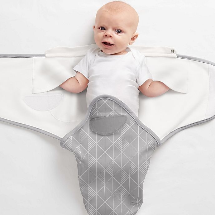 slide 7 of 7, SwaddleMe Small Triangle Natural Position Swaddle - Neutral, 1 ct