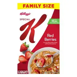 Special K Kellogg''s Special K Breakfast Cereal, Family Breakfast, Made with Real Strawberries, Family Size, Red Berries, 16.9oz Box, 1 Box