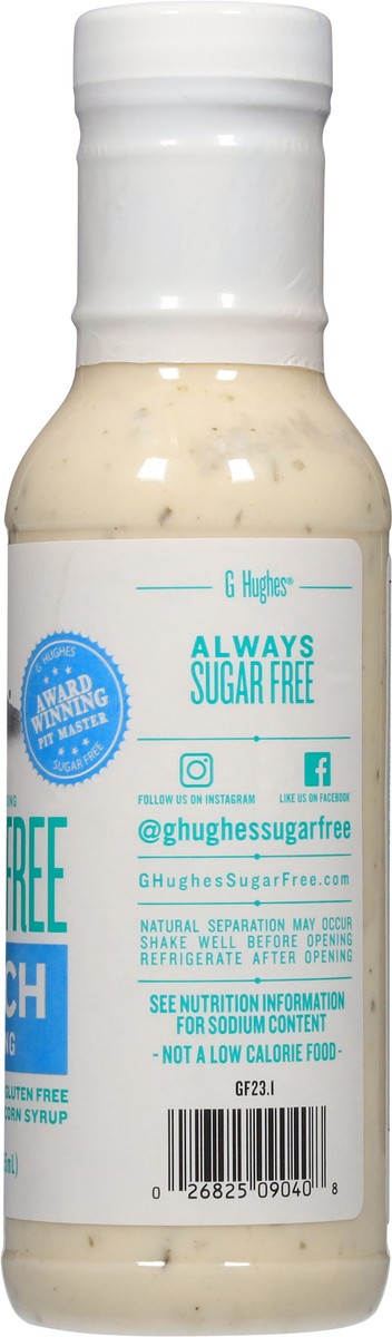 slide 14 of 14, G Hughes Sugar Free Ranch Dressing 12 fl oz, 12 fl oz