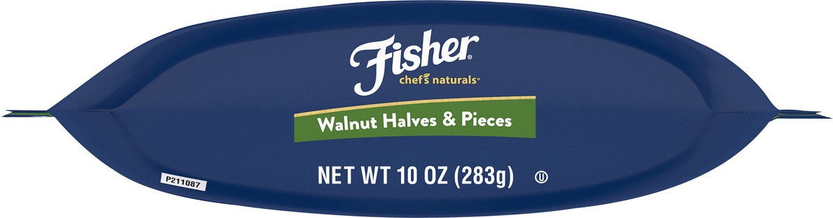 slide 4 of 9, Fisher Chef's Naturals Walnut Halves & Pieces 10 oz. Bag, 10 oz