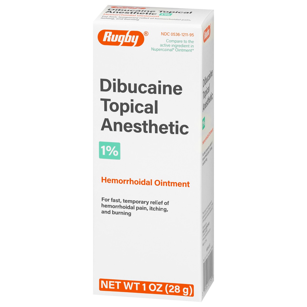 slide 7 of 16, Rugby Dibucaine Topical Anesthetic Hemorrhoidal Ointment 1 oz, 1 oz