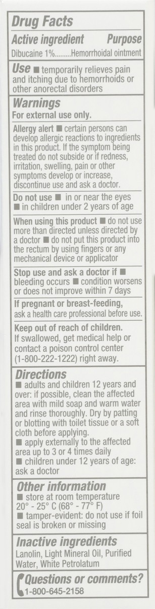 slide 6 of 16, Rugby Dibucaine Topical Anesthetic Hemorrhoidal Ointment 1 oz, 1 oz