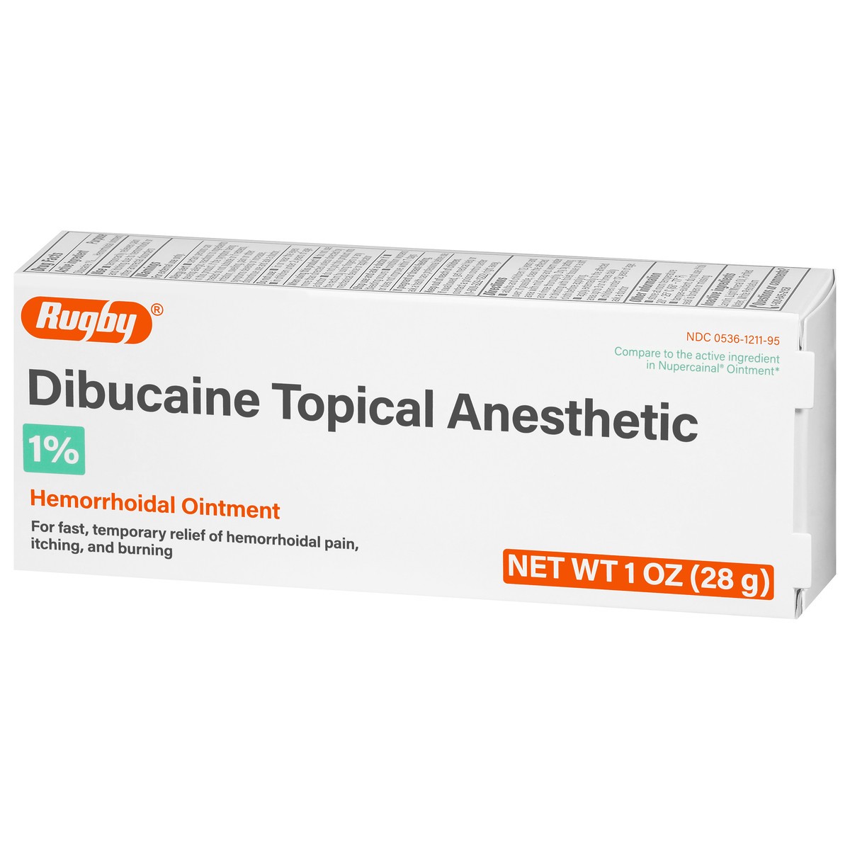 slide 3 of 16, Rugby Dibucaine Topical Anesthetic Hemorrhoidal Ointment 1 oz, 1 oz
