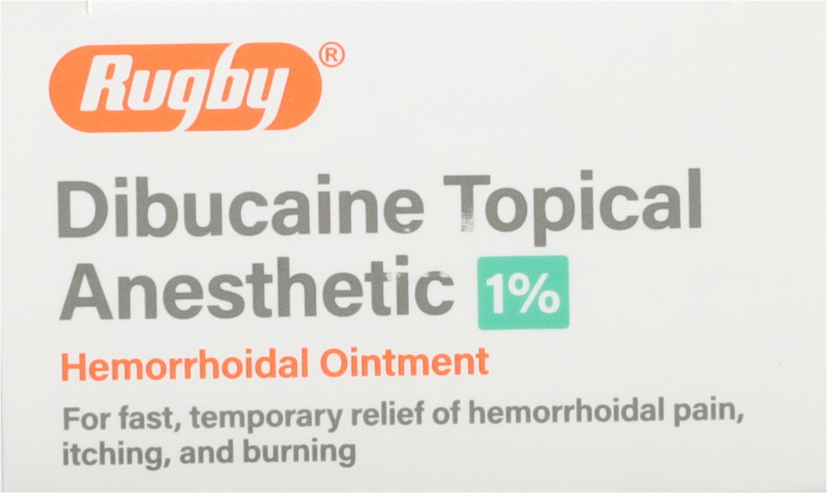 slide 12 of 16, Rugby Dibucaine Topical Anesthetic Hemorrhoidal Ointment 1 oz, 1 oz