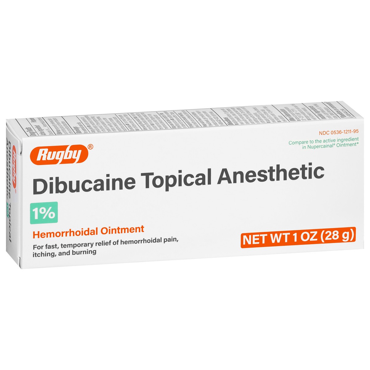 slide 16 of 16, Rugby Dibucaine Topical Anesthetic Hemorrhoidal Ointment 1 oz, 1 oz