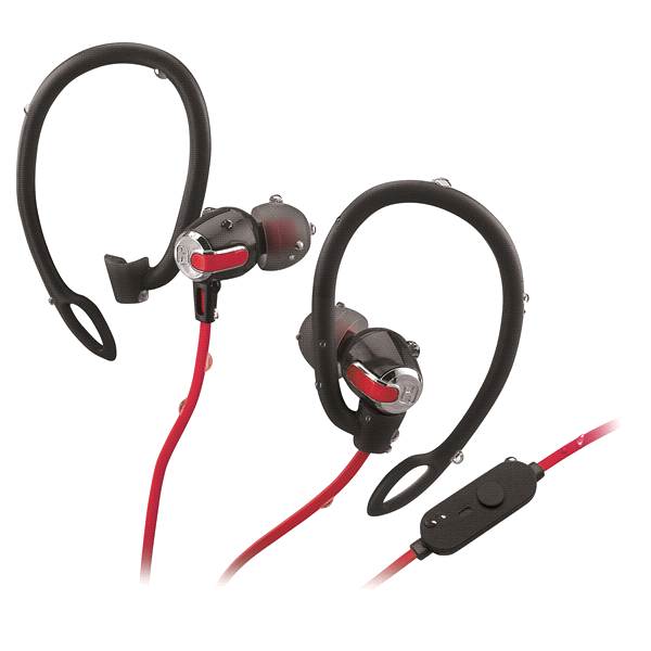 slide 1 of 1, iHome Wireless BT Earhook Headphones Black, 1 ct