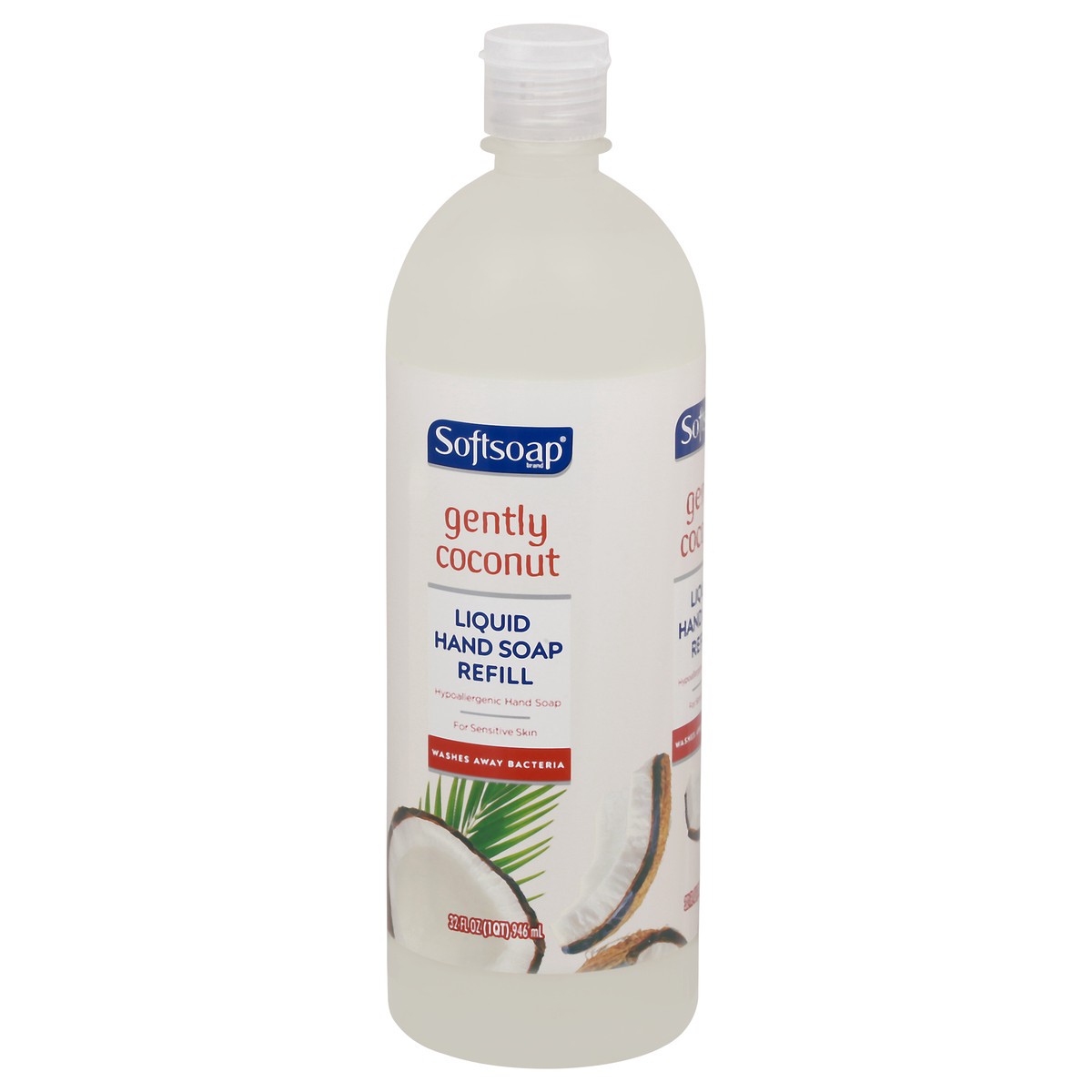 slide 2 of 10, Softsoap Liquid Hand Soap Refill Gently Coconut, 32 oz