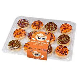 Two-bite Assorted Mini Donuts Halloween 12 Count, 8 Ounces - 8 OZ