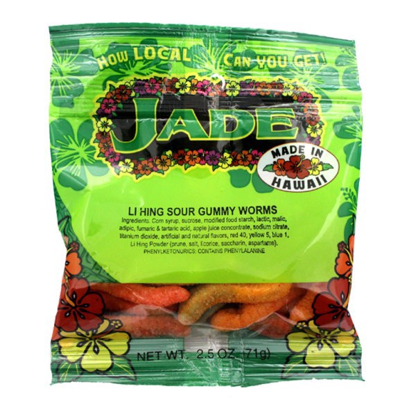 slide 1 of 1, Jade Food Products Li Hing Sour Crawlers, 1 ct