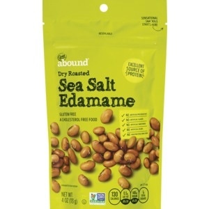 slide 1 of 1, Gold Emblem abound Edamame Dry Roasted With Sea Salt, 4 Oz, 4 oz