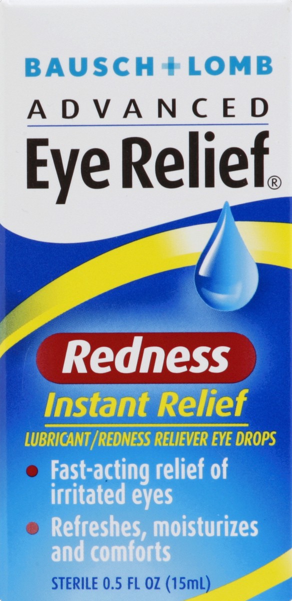 slide 1 of 2, Bausch + Lomb Lubricant Eye Drops Reliever 0.5 oz, 0.5 oz