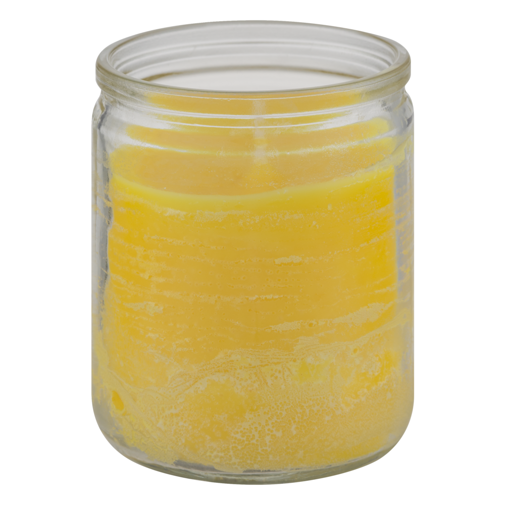 slide 1 of 1, Star Candle Yellow 50 Hour Candl, 4 oz