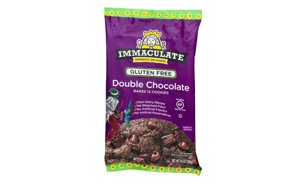 slide 2 of 3, Immaculate Baking Company Gluten Free Fudge Brownie Cookie Dough, 14 oz