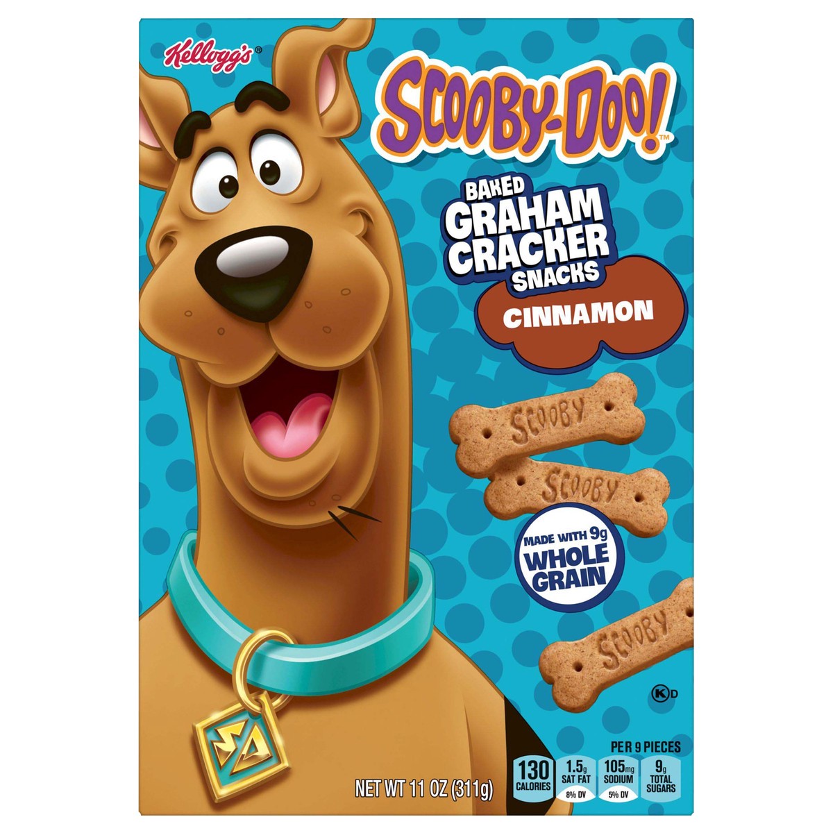 slide 1 of 5, Scooby-Doo! Kellogg's Cinnamon Baked Graham Cracker Sticks, 11 oz