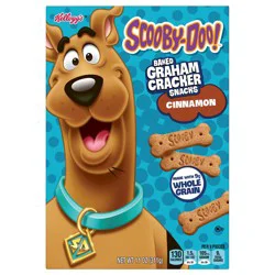 Kellogg''s SCOOBY-DOO! Baked Graham Cracker Sticks, Lunch Snacks, Snack Crackers, Cinnamon, 11oz Box, 1 Box
