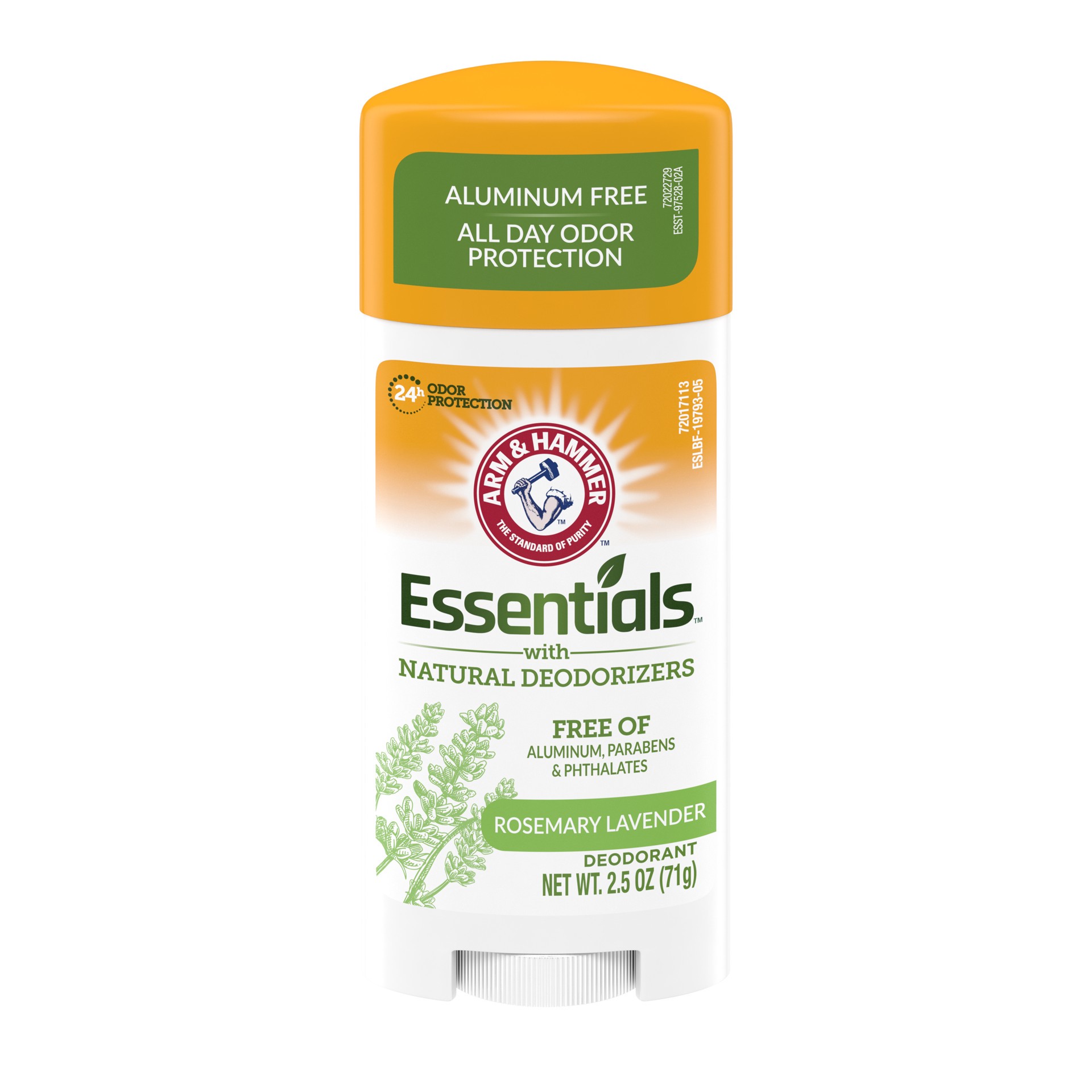 slide 1 of 12, Arm & Hammer Essentials Deodorant- Fresh Rosemary Lavender- Solid Oval- 2.5oz- Made with Natural Deodorizers- Free From Aluminum, Parabens Phthalates, 2.5 oz