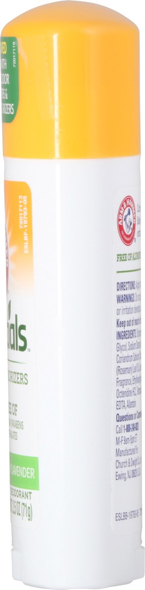 slide 10 of 12, ARM & HAMMER Essentials Deodorant- Fresh Rosemary Lavender- Solid Oval- 2.5oz- Made with Natural Deodorizers- Free From Aluminum, Parabens & Phthalates, 2.5 oz