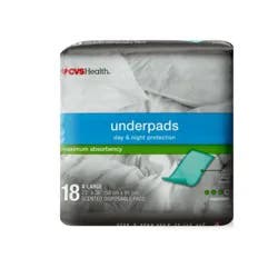 Cvs Underpads, 18 Ct