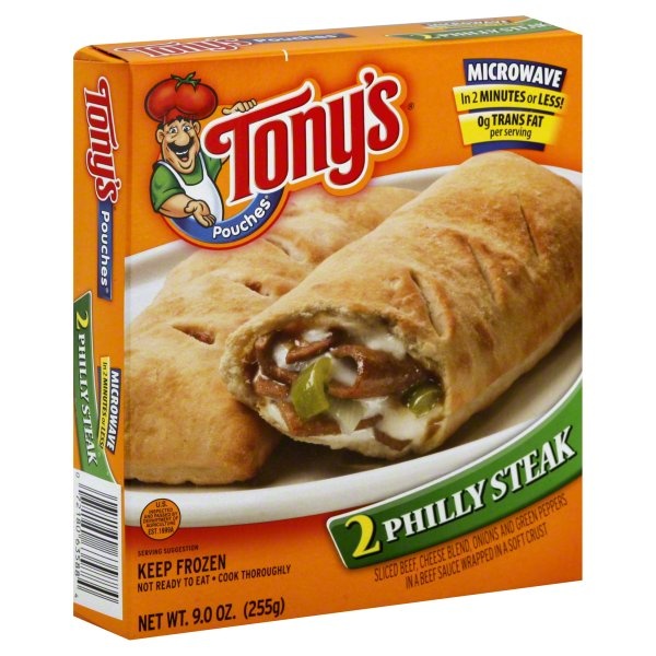 slide 1 of 4, Tony's Philly Steak Pouches, 2 ct; 9 oz