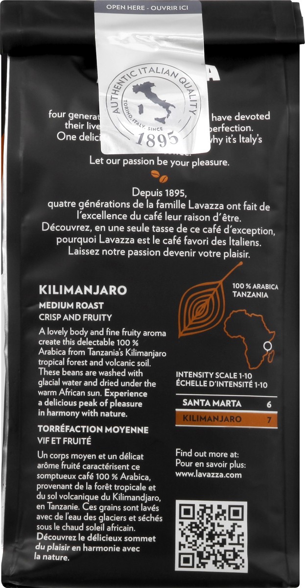 slide 8 of 9, Lavazza Roasted Ground 100% Arabica Kilimanjaro Coffee - 12 oz, 12 oz