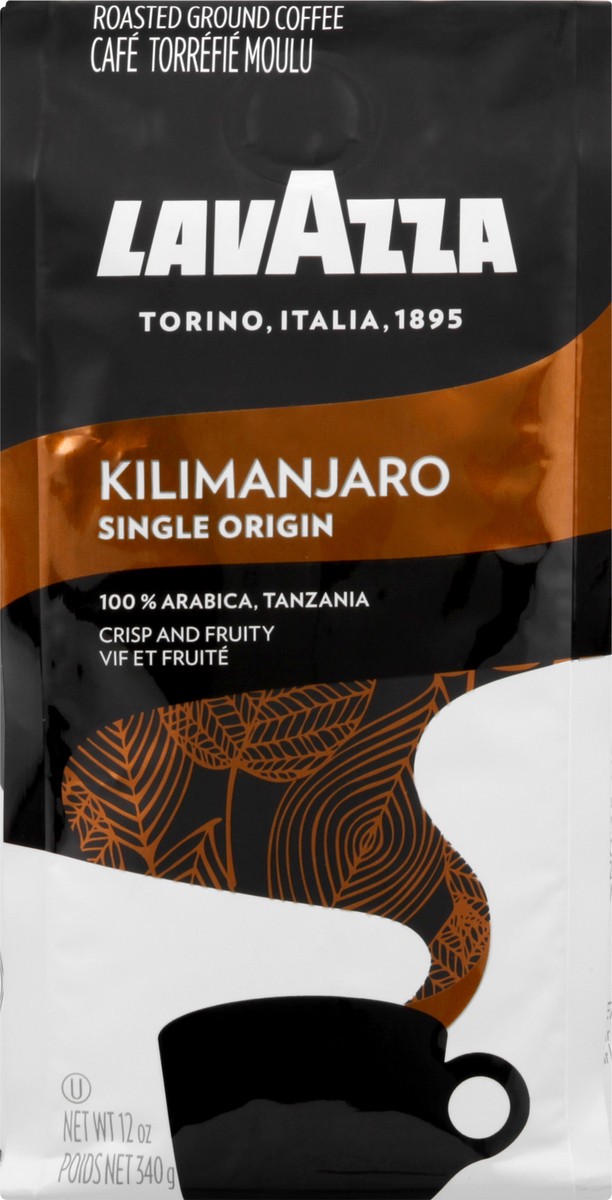 slide 7 of 9, Lavazza Roasted Ground 100% Arabica Kilimanjaro Coffee - 12 oz, 12 oz