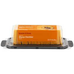 know & love Sharp Cheddar Cracker Cut 10 Ounces