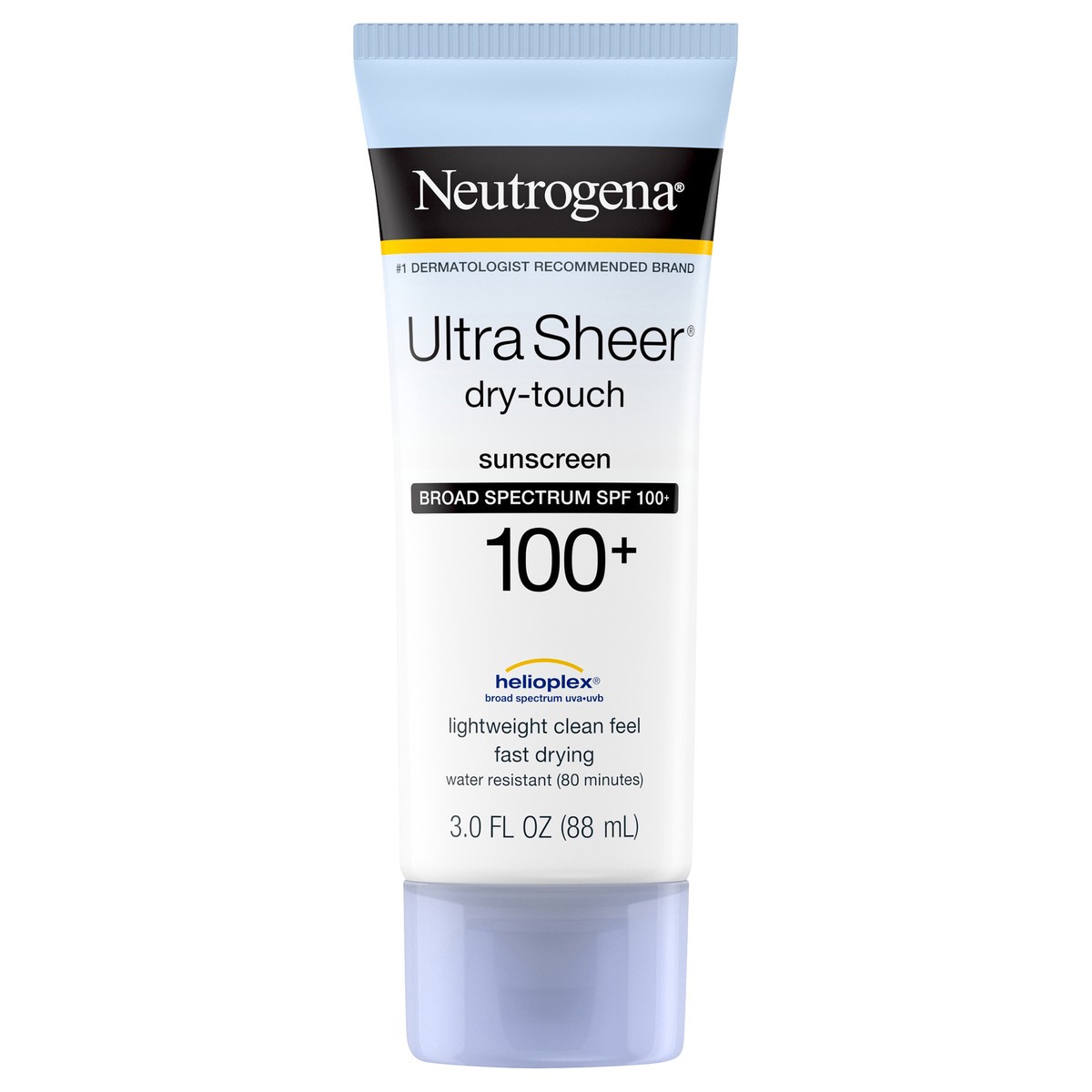 slide 1 of 10, Neutrogena Ultra Sheer Dry Touch Water Resistant Sunscreen - SPF 100 - 3 fl oz, 3 fl oz