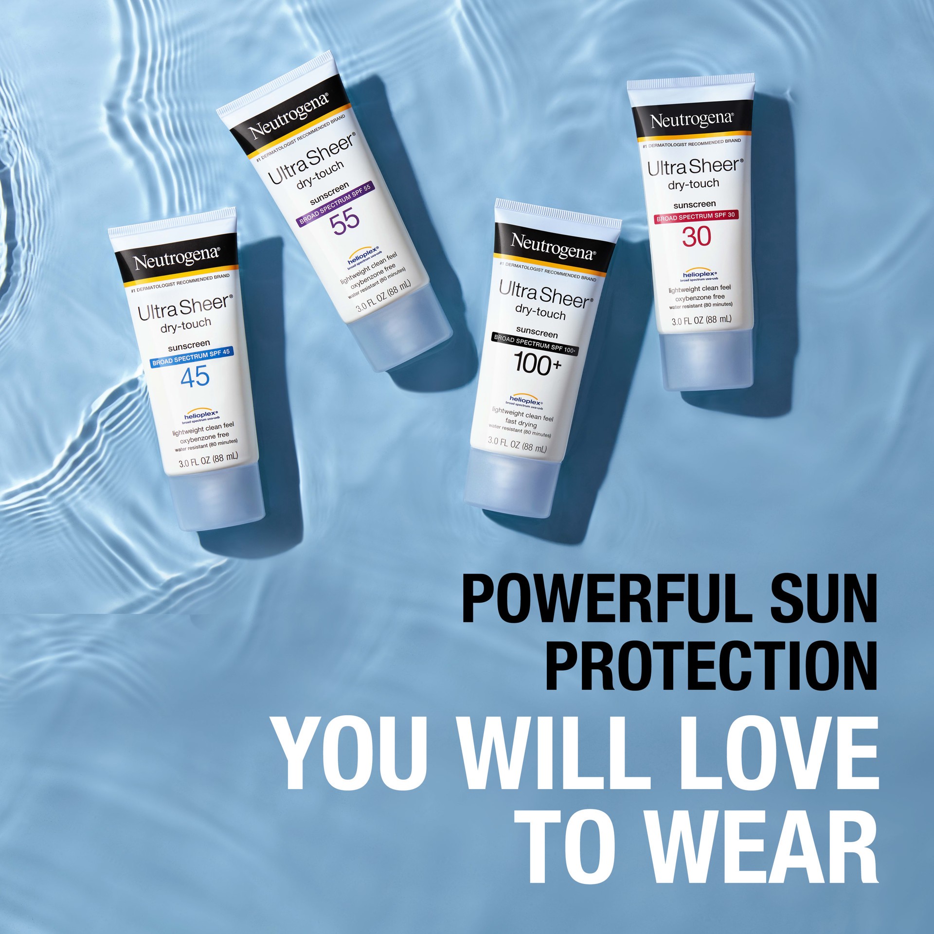 slide 6 of 10, Neutrogena Ultra Sheer Dry Touch Water Resistant Sunscreen - SPF 100 - 3 fl oz, 3 fl oz