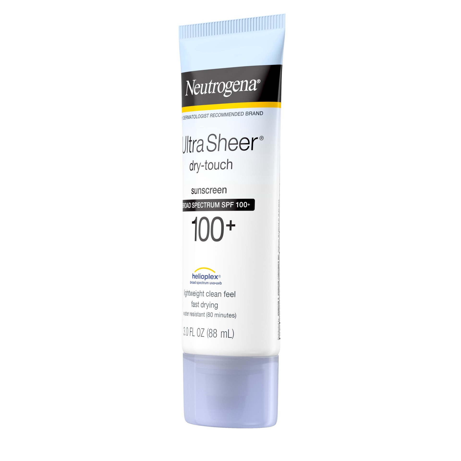 slide 5 of 10, Neutrogena Ultra Sheer Dry Touch Water Resistant Sunscreen - SPF 100 - 3 fl oz, 3 fl oz