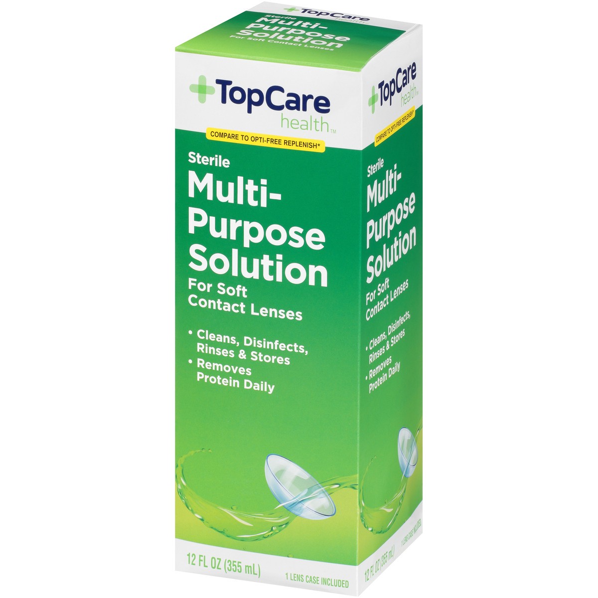 slide 10 of 15, TopCare Health Sterile Multi-Purpose Solution 12 fl oz, 12 oz