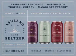 Ashland Hard Seltzer Variety 12 Pack