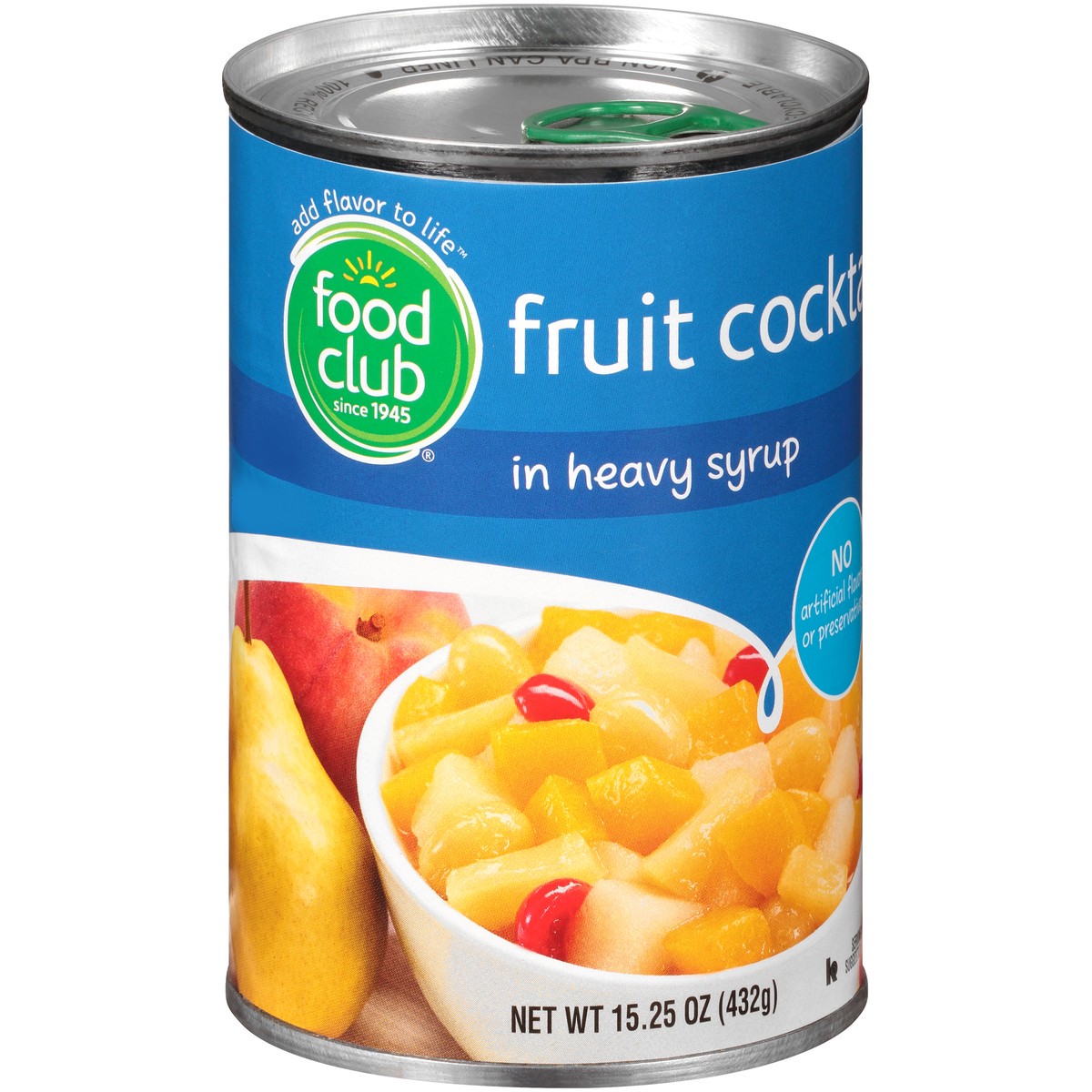 slide 2 of 13, Food Club Fruit Cocktail In Heavy Syrup, 15.25 oz