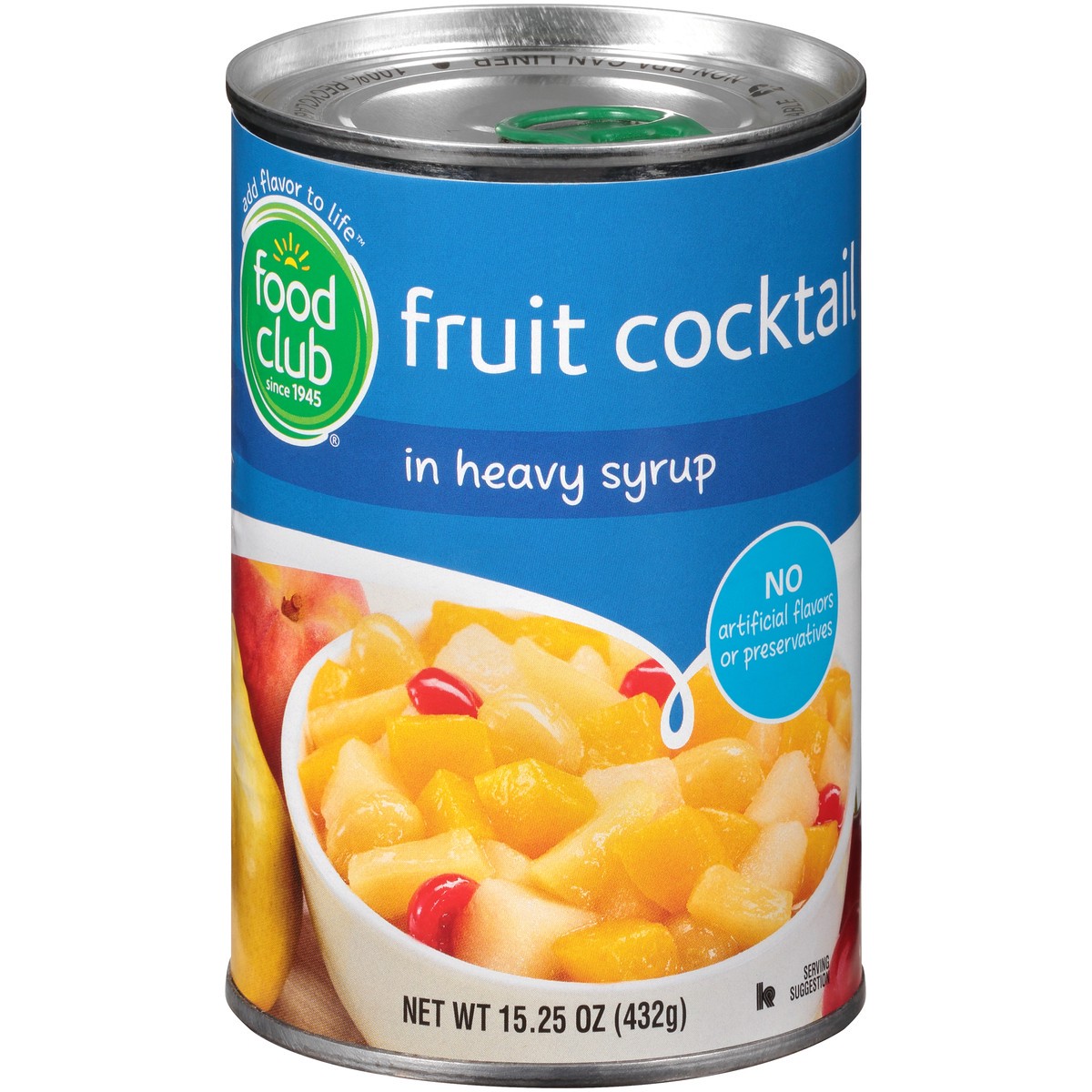 slide 1 of 13, Food Club Fruit Cocktail In Heavy Syrup, 15.25 oz