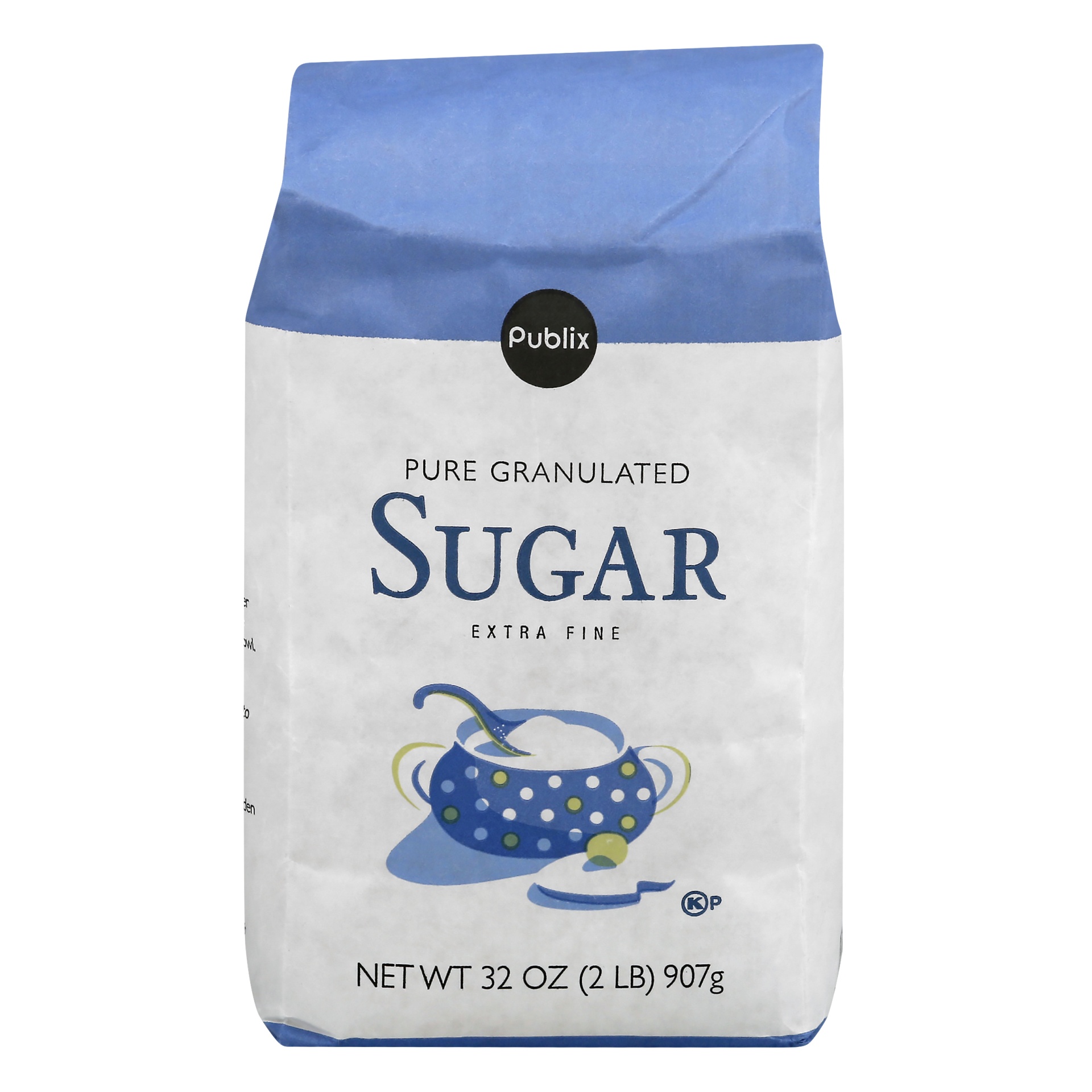 slide 1 of 1, Publix Pure Granulated Extra Fine Sugar, 2 lb