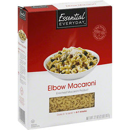 slide 1 of 1, Essential Everyday Elbow Macaroni, 32 Ounce, 32 oz