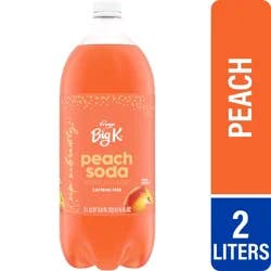 Big K Caffeine Free Peach Soda - 2 liter