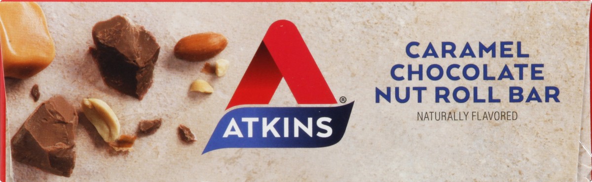 slide 3 of 9, Atkins Caramel Chocolate Nut Roll Value Pack 8 Ct, 8 ct