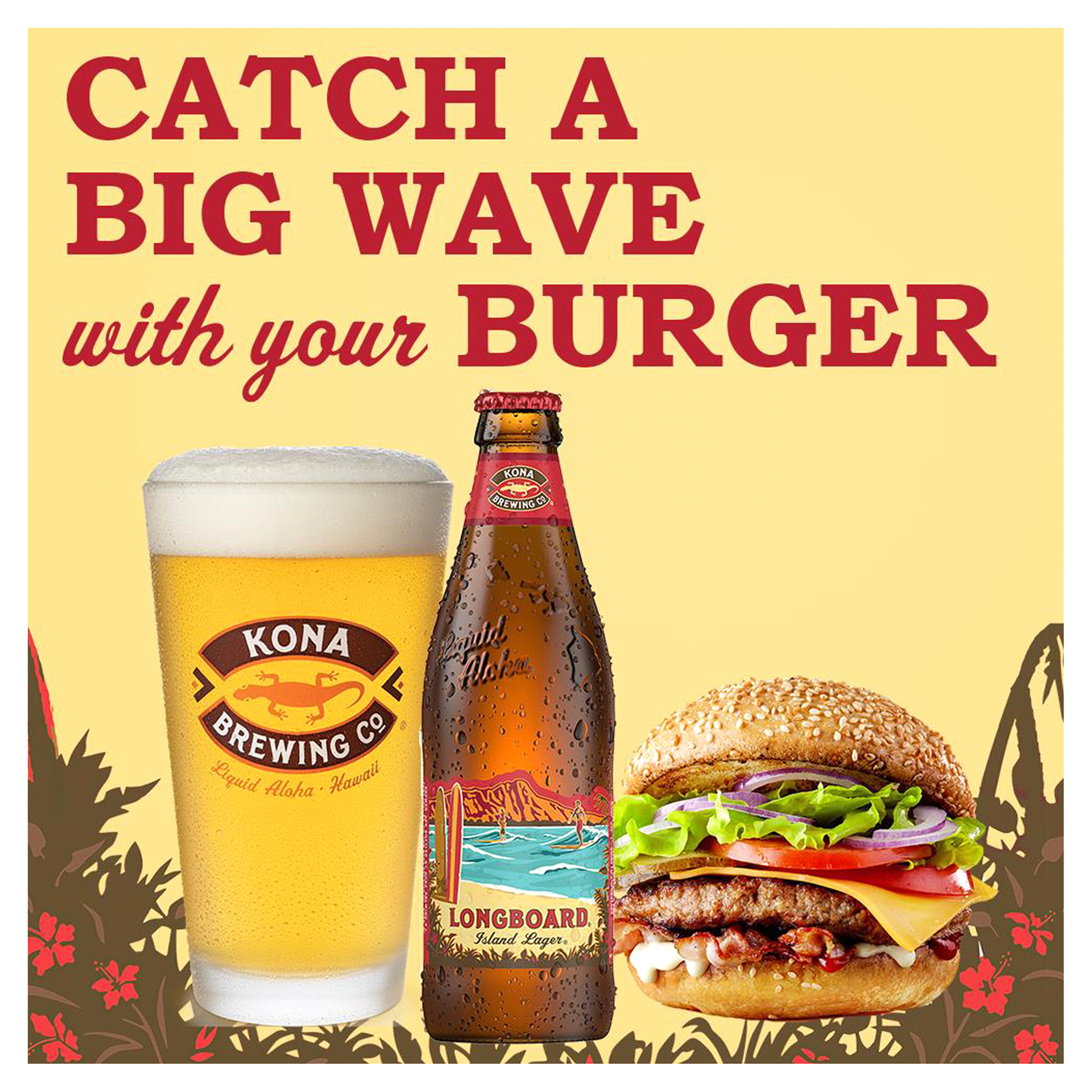 slide 3 of 21, Kona Brewing Co.. Longboard Island Lager Beer, 6 Pack Beer, 12 FL OZ Bottles, 72 fl oz