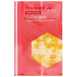 know & love Colby Jack Thin Sliced 7.6 Ounces