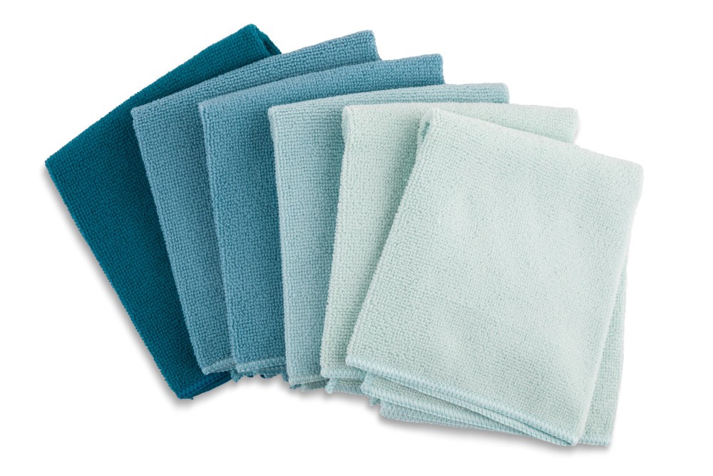 slide 2 of 3, Core Kitchen Microfiber Cleaning Cloth, 6 ct