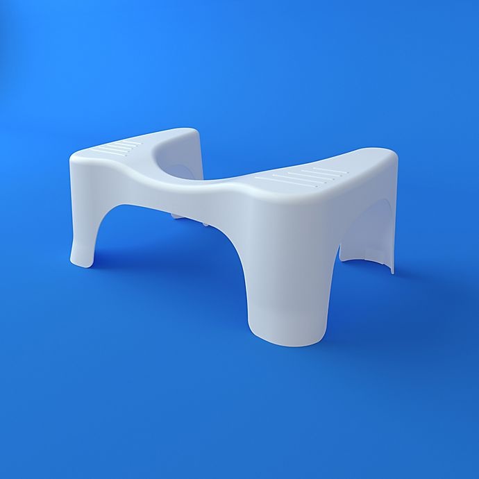 slide 5 of 6, Squatty Potty Curve Toilet Stool - White, 7 in