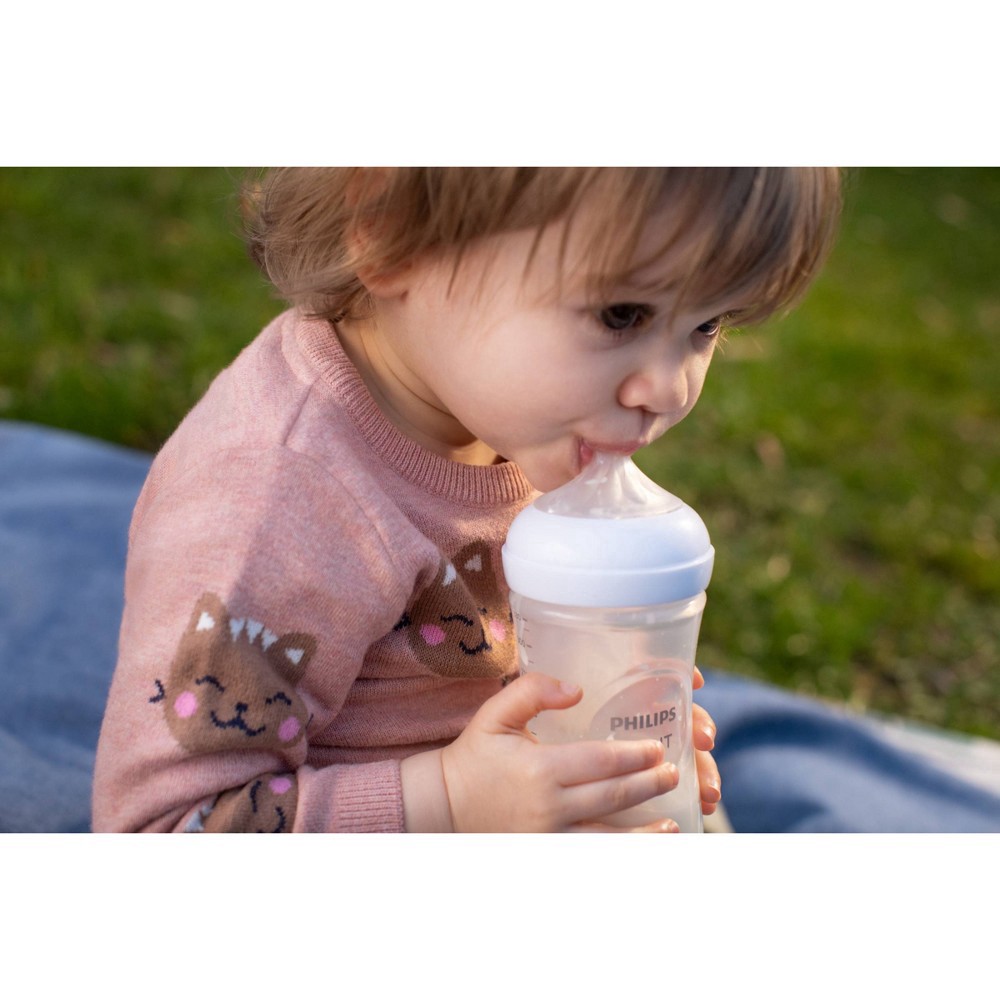 slide 19 of 38, Philips Avent 3 Months+ Natural 2x Flow Baby Bottle Nipple 4 Each, 4 ct